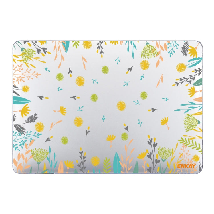 ENKAY フラワーシリーズ柄ラップトップ保護クリスタルケース MacBook Air 13.3インチ A1932 / A2179 / A2337 用, MacBook Air 13.3インチ A1932 / A2179 / A2337 用