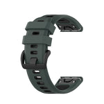 26mm Two-color Silicone Jack Watch Strap, For Garmin Fenix 7X