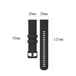 Checkered Silicone Strap, For Huawei Watch GT3 42mm, For Huawei Watch GT2 42mm, For Huawei Watch 2, For Honor Watch ES