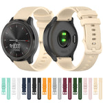22mm Checkered Silicone Strap, For Honor Watch GS 3, For Honor Watch GS Pro, For Honor Magic Watch 2 46mm, For Honor Magic