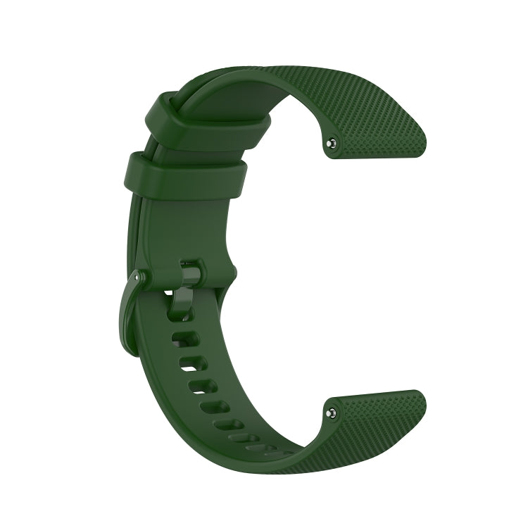 22mm Checkered Silicone Strap, For Honor Watch GS 3, For Honor Watch GS Pro, For Honor Magic Watch 2 46mm, For Honor Magic