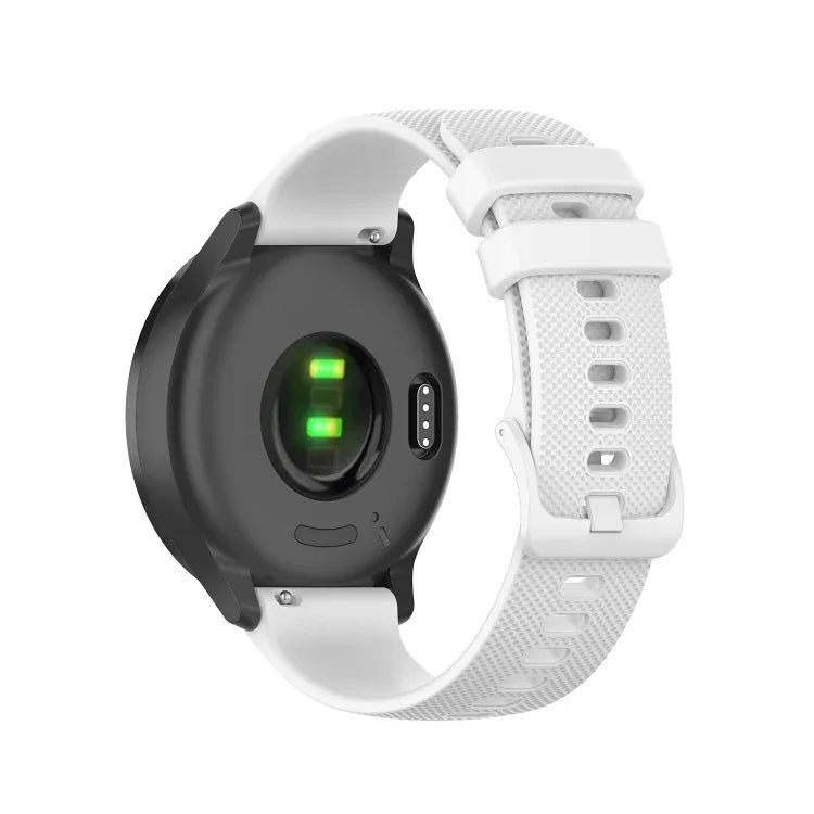 22mm チェッカードシリコンストラップ、Samsung Galaxy Watch3 45MM用、Samsung Galaxy Watch 46mm用、Samsung Gear S3 Classic用
