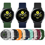 20mm チェッカードシリコンストラップ、Samsung Galaxy Watch Active 40mm用、Samsung Galaxy Watch 42mm用、Samsung Galaxy Gear Sport用、Samsung Gear S2 Classic用