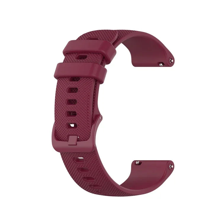 20mm チェッカードシリコンストラップ、Samsung Galaxy Watch Active 40mm用、Samsung Galaxy Watch 42mm用、Samsung Galaxy Gear Sport用、Samsung Gear S2 Classic用