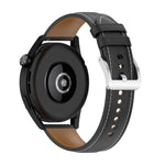 カーフテクスチャー縫い糸ウォッチバンド Samsung Galaxy Watch 3 45mm用 Samsung Galaxy Watch 46mm用 Samsung Galaxy Gear S3 Classic / Gear S3 Frontier用