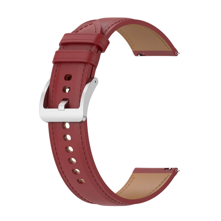 カーフテクスチャー縫い糸ウォッチバンド Samsung Galaxy Watch 3 45mm用 Samsung Galaxy Watch 46mm用 Samsung Galaxy Gear S3 Classic / Gear S3 Frontier用