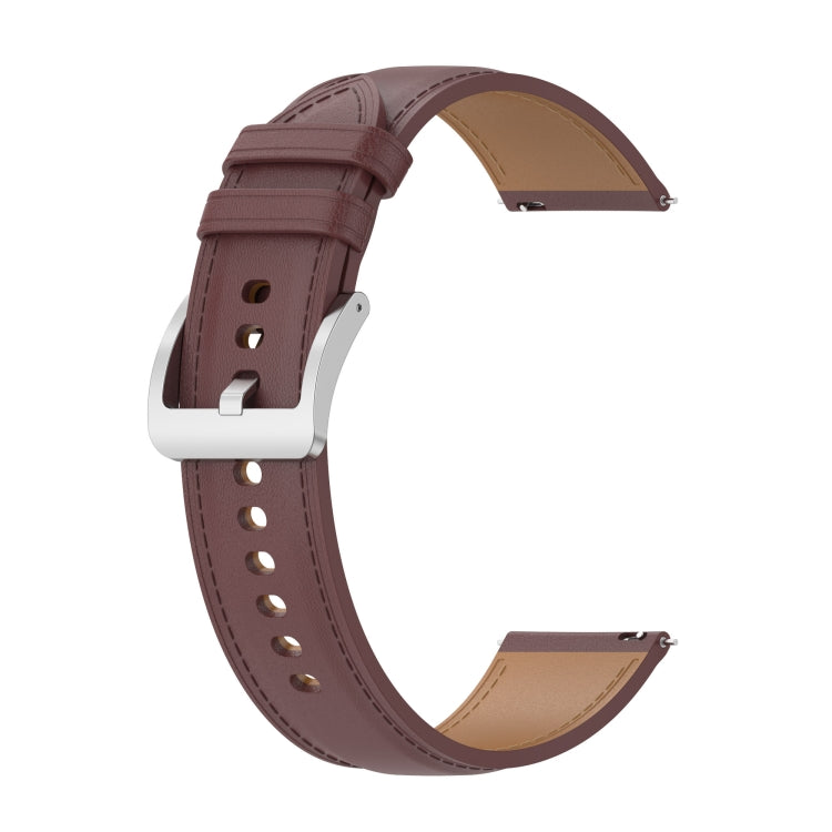 カーフテクスチャー縫い糸ウォッチバンド Samsung Galaxy Watch 3 45mm用 Samsung Galaxy Watch 46mm用 Samsung Galaxy Gear S3 Classic / Gear S3 Frontier用