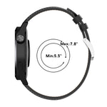 Calf Texture Sewing Thread Watchband, For Huawei Watch GT 3 42mm, For Huawei Watch GT 2 42mm, For Huawei Watch 2