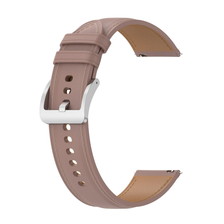 Calf Texture Sewing Thread Watchband, For Huawei Watch GT 3 42mm, For Huawei Watch GT 2 42mm, For Huawei Watch 2