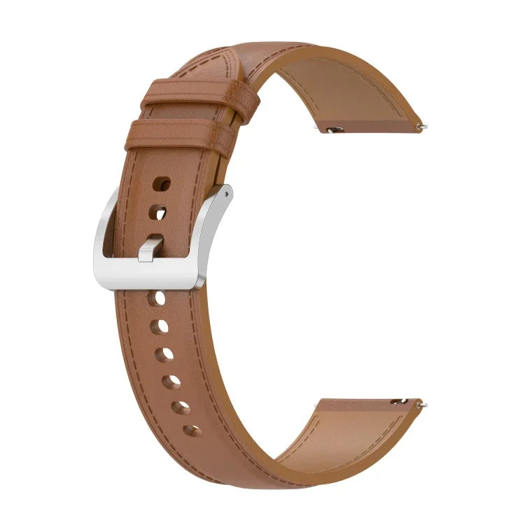 Calf Texture Sewing Thread Watchband, For Samsung Galaxy Watch 4, For Samsung Galaxy Watch 3 41mm / Watch 42mm, For Samsung Galaxy Gear S2 Classic