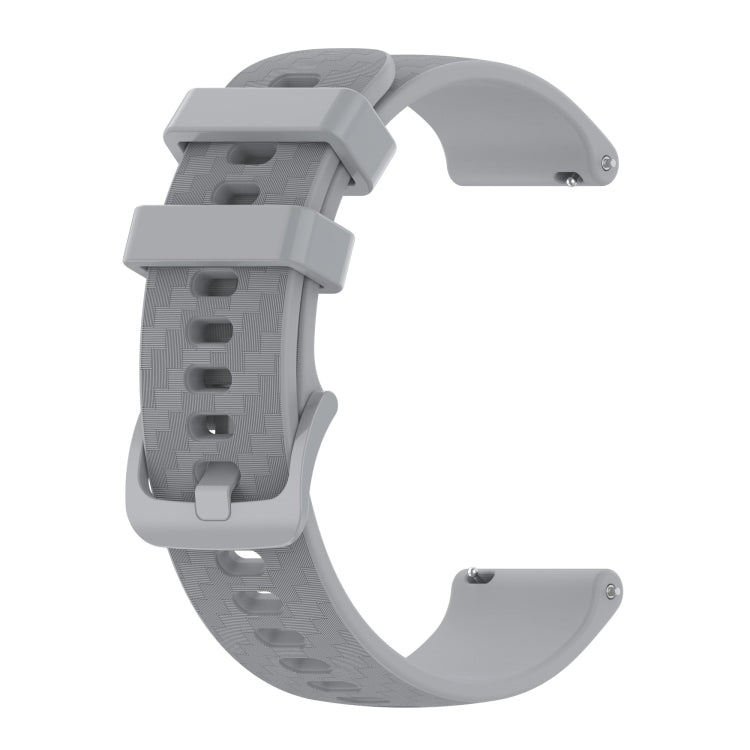 20mm Carbon Fiber Striped Silicone Strap, For Huawei Watch GT3 42mm, For Huawei Watch GT2 42mm, For Huawei Watch 2, For Honor Watch ES