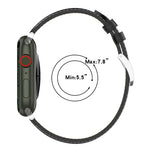 トップレイヤー 牛革 縫製 ウォッチストラップ Apple Watchシリーズ用、7 41mm / 6&SE&5&4 40mm / 3&2&1 38mm 20mm、7 45mm / 6&SE&5&4 44mm / 3&2&1 42mm 22mm、7 41mm / 6&SE&5&4 40mm / 3&2&1 38mm 22mm、7 45mm / 6&SE&5&4 44mm / 3&2&1 42mm 20mm