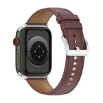トップレイヤー 牛革 縫製 ウォッチストラップ Apple Watchシリーズ用、7 41mm / 6&SE&5&4 40mm / 3&2&1 38mm 20mm、7 45mm / 6&SE&5&4 44mm / 3&2&1 42mm 22mm、7 41mm / 6&SE&5&4 40mm / 3&2&1 38mm 22mm、7 45mm / 6&SE&5&4 44mm / 3&2&1 42mm 20mm