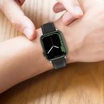 トップレイヤー 牛革 縫製 ウォッチストラップ Apple Watchシリーズ用、7 41mm / 6&SE&5&4 40mm / 3&2&1 38mm 20mm、7 45mm / 6&SE&5&4 44mm / 3&2&1 42mm 22mm、7 41mm / 6&SE&5&4 40mm / 3&2&1 38mm 22mm、7 45mm / 6&SE&5&4 44mm / 3&2&1 42mm 20mm