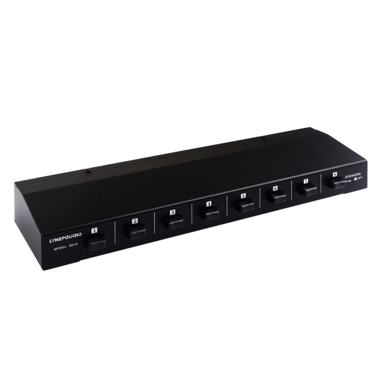 100W 1入力8出力パワーアンプボックス 分配スイッチャー スピーカー用
