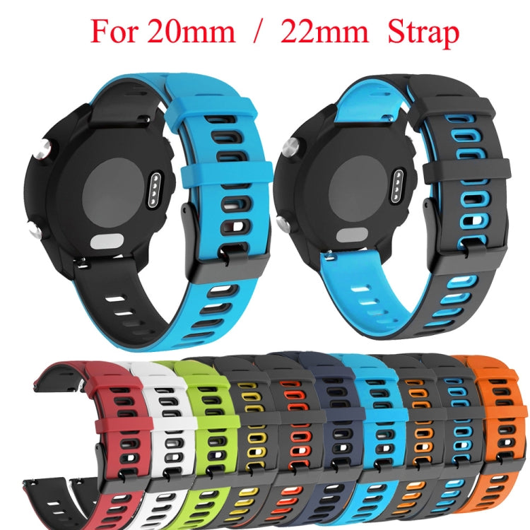 20mm ミックスカラ―シリコンストラップ、Samsung Galaxy Watch 42mm用、Samsung Gear Sport用