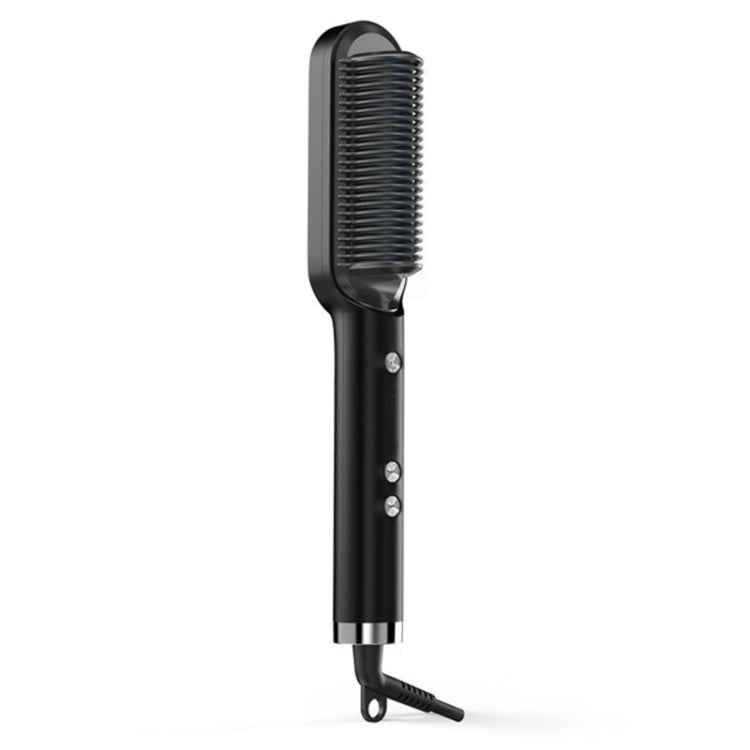 K-SKIN KD380 ヘアストレートナー 電気ストレートヘアカーラー コームブラシ PTC加熱 セラミックストレートヘアブラシ、UKプラグ、ブラック、UKプラグ、ホワイト、EUプラグ、ブラック、EUプラグ、ホワイト