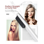 K-SKIN KD380 ヘアストレートナー 電気ストレートヘアカーラー コームブラシ PTC加熱 セラミックストレートヘアブラシ、UKプラグ、ブラック、UKプラグ、ホワイト、EUプラグ、ブラック、EUプラグ、ホワイト