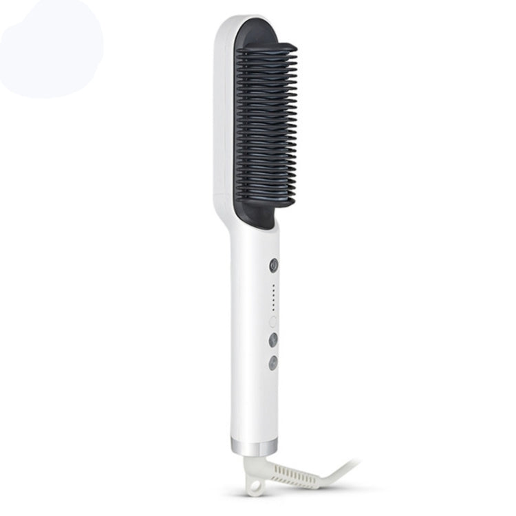 K-SKIN KD380 ヘアストレートナー 電気ストレートヘアカーラー コームブラシ PTC加熱 セラミックストレートヘアブラシ、UKプラグ、ブラック、UKプラグ、ホワイト、EUプラグ、ブラック、EUプラグ、ホワイト