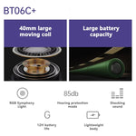 BT06C+ 子供用 ヘッドマウント かわいい ワイヤレス Bluetooth ヘッドセット マイク＆LEDライト付き