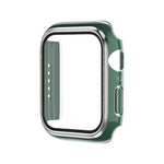 電気めっき二色PC+強化ガラスフィルムウォッチケース、Apple Watch Series 9 / 8 / 7 45mm用、Apple Watch Series 6/5/4/SE 44mm用