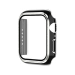 電気めっき二色PC+強化ガラスフィルムウォッチケース、Apple Watch Series 9 / 8 / 7 45mm用、Apple Watch Series 6/5/4/SE 44mm用