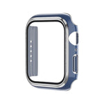 電気めっき二色PC+強化ガラスフィルムウォッチケース、Apple Watch Series 9 / 8 / 7 45mm用、Apple Watch Series 6/5/4/SE 44mm用