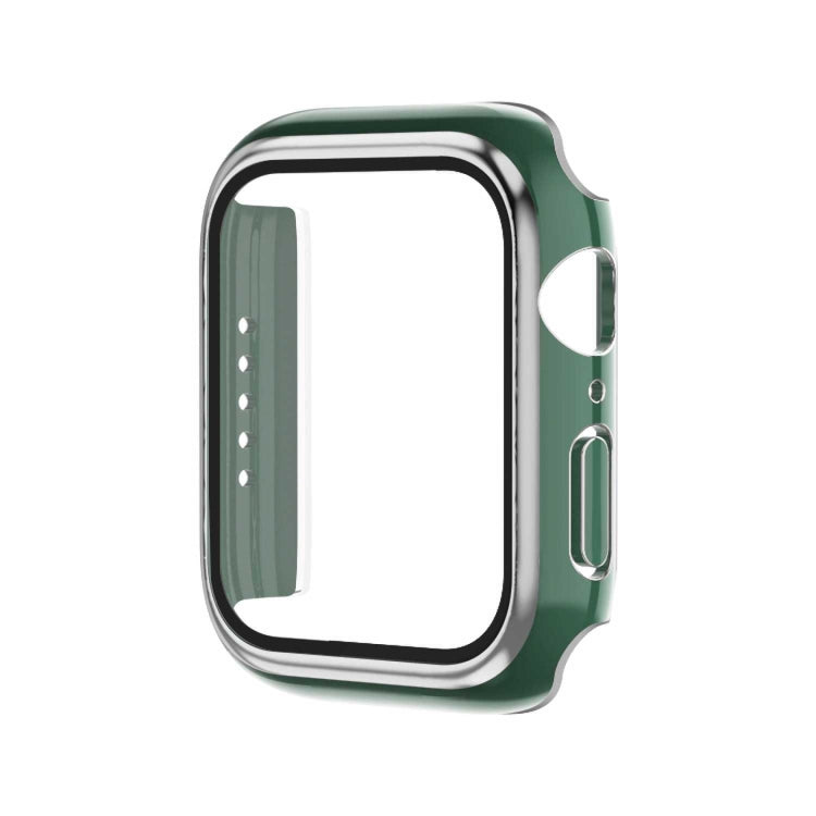 電気めっき二色PC+強化ガラスフィルムウォッチケース、Apple Watch Series 3/2/1 42mm用、Apple Watch Series 9 / 8 / 7 41mm用