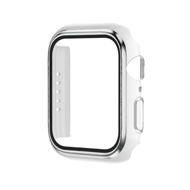 電気めっき二色PC+強化ガラスフィルムウォッチケース、Apple Watch Series 3/2/1 42mm用、Apple Watch Series 9 / 8 / 7 41mm用