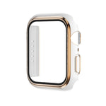 電気めっき二色PC+強化ガラスフィルムウォッチケース、Apple Watch Series 3/2/1 42mm用、Apple Watch Series 9 / 8 / 7 41mm用