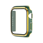 電気めっき二色PC+強化フィルムウォッチケース、Apple Watch Series 6/5/4/SE 40mm用、Apple Watch Series 3/2/1 38mm用