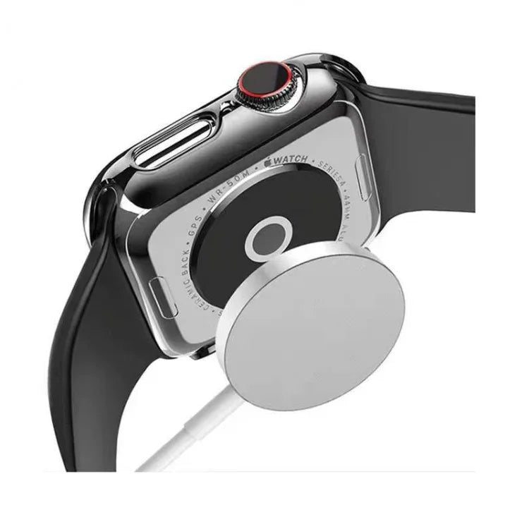 電気めっき二色PC+強化フィルムウォッチケース、Apple Watch Series 6/5/4/SE 40mm用、Apple Watch Series 3/2/1 38mm用