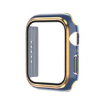 電気めっき二色PC+強化フィルムウォッチケース、Apple Watch Series 6/5/4/SE 40mm用、Apple Watch Series 3/2/1 38mm用