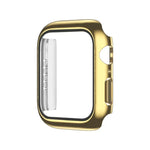 電気めっき モノクロ PC＋強化フィルム ウォッチケース、Apple Watchシリーズ 9 / 8 / 7 45mm用、Apple Watchシリーズ 8 / 7 45mm用、Apple Watchシリーズ 6/5/4/SE 44mm用、Apple Watchシリーズ 3/2/1 42mm用、Apple Watchシリーズ 9 / 8 / 7 41mm用