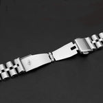 ハーフラウンド三連メタルウォッチバンド、Apple Watch Series 7 45mm / 6&SE&5&4 44mm / 3&2&1 42mm、7 41mm / 6&SE&5&4 40mm / 3&2&1 38mm用