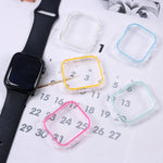 蓄光 ホロー カラフル PCウォッチケース、Apple Watchシリーズ 9 / 8 / 7 45mm用、Apple Watchシリーズ 6/5/4/SE 44mm用、Apple Watchシリーズ 3/2/1 42mm用、Apple Watchシリーズ 9 / 8 / 7 41mm用、Apple Watchシリーズ 6/5/4/SE 40mm用