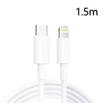PD30W USB-C / Type-C から 8ピン 急速充電データケーブル iPhoneシリーズ用、1m、1.5m、2m
