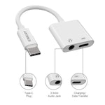 ENKAY ENK-AT106 USB-C / Type-C から 3.5mmオーディオ＋Type-C ヘッドフォン＆充電アダプターデータケーブル