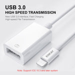 ENKAY ENK-AT108 8ピン - USB 3.0 OTGアダプター データケーブル iPhone / iPad用