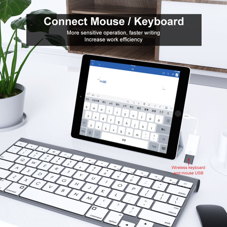 ENKAY ENK-AT108 8ピン - USB 3.0 OTGアダプター データケーブル iPhone / iPad用