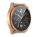 ENKAY Full Coverage Electroplated Soft TPU Case with Screen Protection, For Huawei Watch GT 3 Pro 43mm, For Huawei Watch GT 3 Pro 46mm