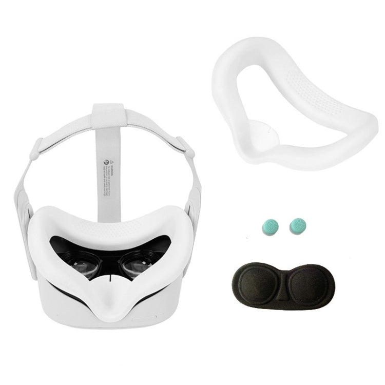 JD-391215 Oculus Quest2世代対応 VRアイマスク シリコンカバー＋レンズカバーセット