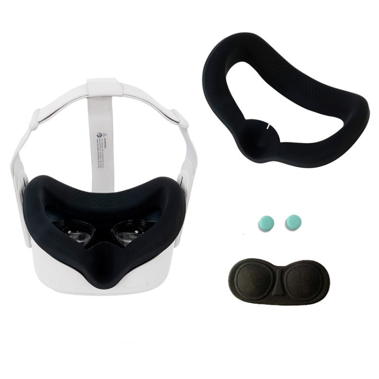 JD-391215 Oculus Quest2世代対応 VRアイマスク シリコンカバー＋レンズカバーセット