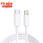 PD 35W デュアル USB-C / Type-C ポート充電器 Type-C to 8ピンデータケーブル付き、USプラグ、USプラグ + 1m 8ピンケーブル、USプラグ + 1.5m 8ピンケーブル、USプラグ + 2m 8ピンケーブル