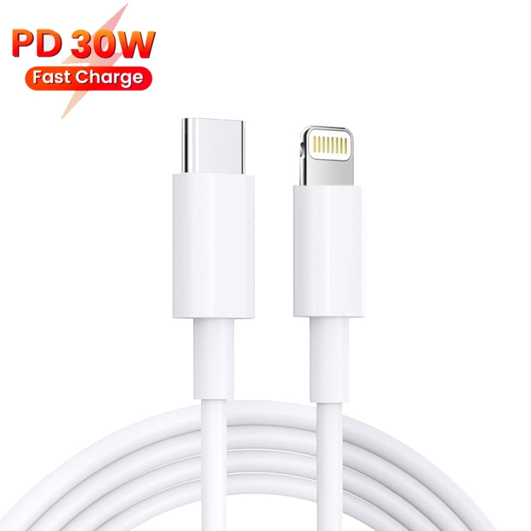 PD 35W デュアル USB-C / Type-C ポート充電器 Type-C to 8ピンデータケーブル付き、USプラグ、USプラグ + 1m 8ピンケーブル、USプラグ + 1.5m 8ピンケーブル、USプラグ + 2m 8ピンケーブル