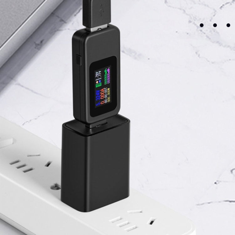 KWS-MX18 10イン1 USB DCテスター 電流4-30V 電圧計 タイミングアンメーター デジタルメーター