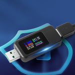 KWS-MX18 10イン1 USB DCテスター 電流4-30V 電圧計 タイミングアンメーター デジタルメーター