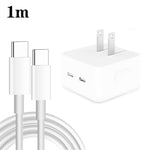 PD 35W デュアルUSB-C / Type-Cポートチャージャー Type-C to Type-Cデータケーブル付き、USプラグ、USプラグ + 1mデュアルType-Cケーブル、USプラグ + 2mデュアルType-Cケーブル