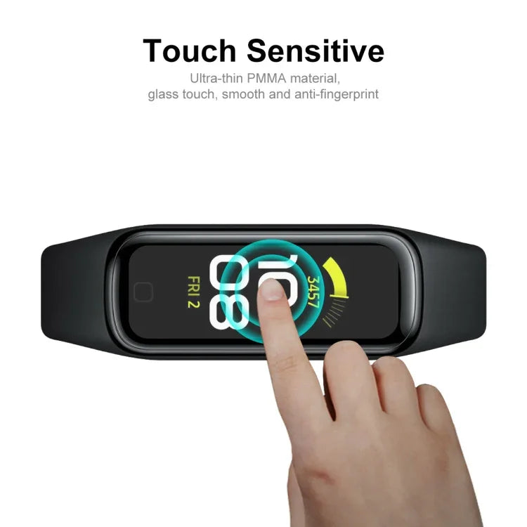 Samsung Galaxy Fit 2用 ENKAY Hat-Prince 3Dフルカバレッジ ソフトPCエッジ＋PMMA HDスクリーンプロテクターフィルム、1枚、2枚、5枚、10枚