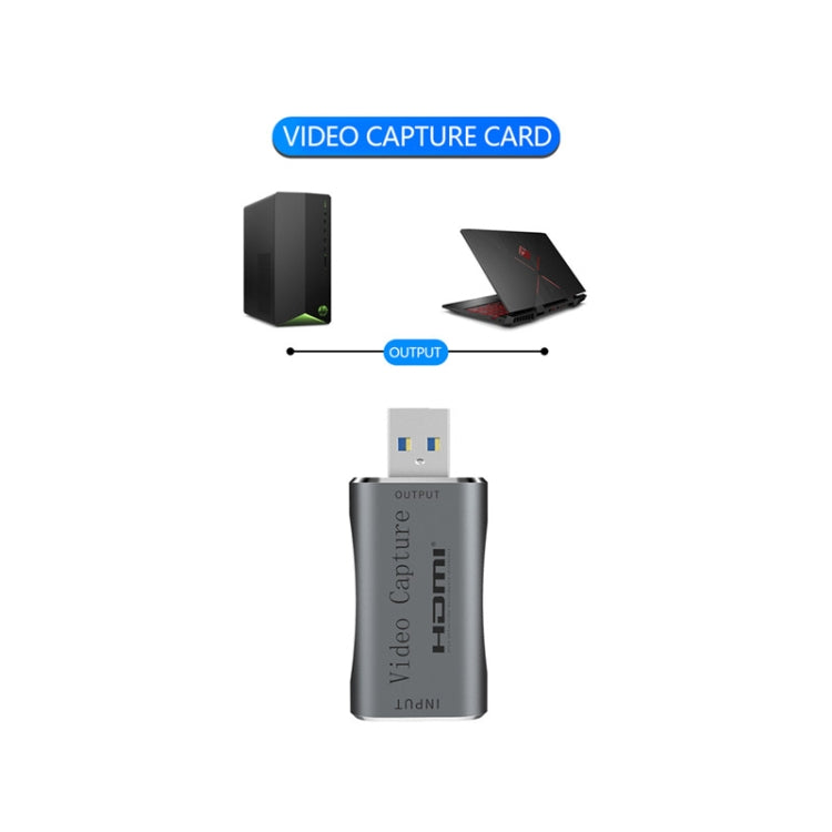 USB 3.0からHDMI フルHD 1080P 60fps ゲームビデオキャプチャ
